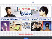 Tablet Screenshot of dimport.cz